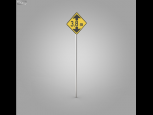 38 street signs Model 3D