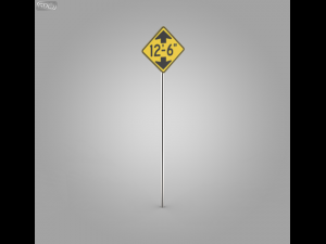 38 street signs Model 3D