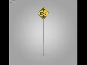 38 street signs 3D Model