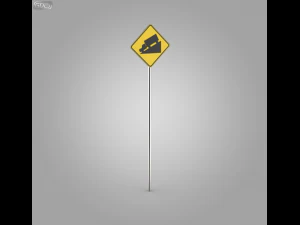 38 street signs 3D Model