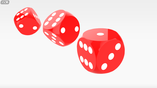 red dices 3D Model .c4d .max .obj .3ds .fbx .stl .blend 
