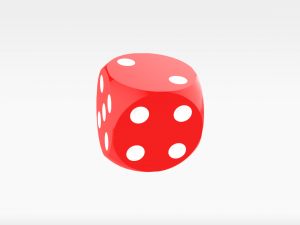 red dices 3D Model