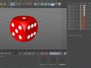 red dices 3D Model