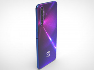 huawei nova 5t 3D Model