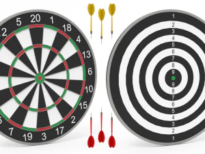dartboard - realistic 3D Model