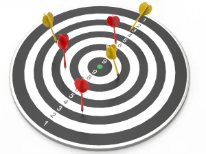 dartboard - realistic 3D Model