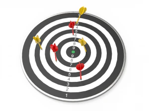 dartboard - realistic 3D Model