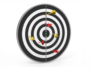 dartboard - realistic 3D Model
