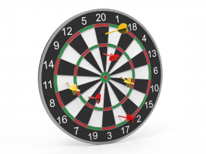 dartboard - realistic Modelo 3D
