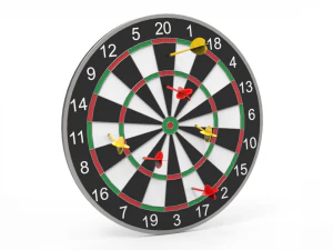 dartboard - realistic 3D Model
