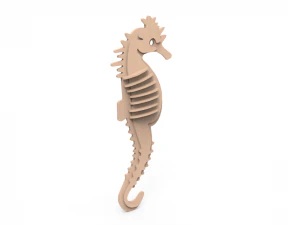 sea horse 3D Print Model