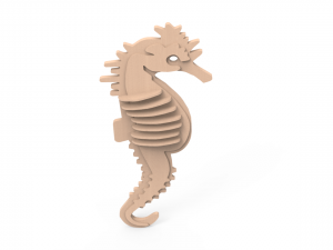 sea horse 3D प्रिंट मॉडल