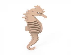 sea horse 3D Print Model