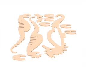 sea horse 3D Print Model