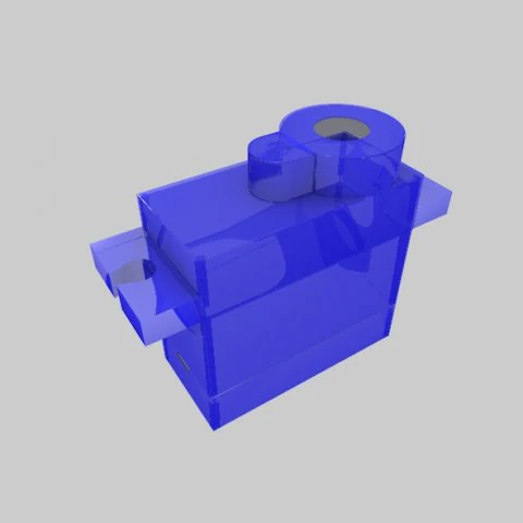 servo motor 3D Print Model .c4d .max .obj .3ds .fbx .stl .blend 