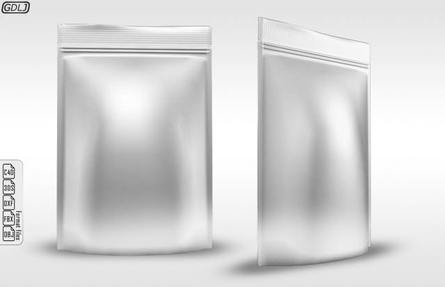 plastic bag 3D Model .c4d .max .obj .3ds .fbx .stl .blend 