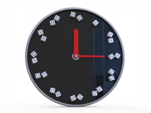 dice clock 3D Model