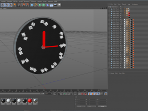 dice clock 3D Model