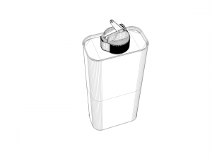 zippo lighter fluid - 125ml Model 3D