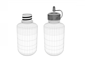 dropper bottle 3D Model