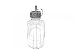 dropper bottle 3D Model