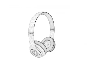 beats red - black 3D Model
