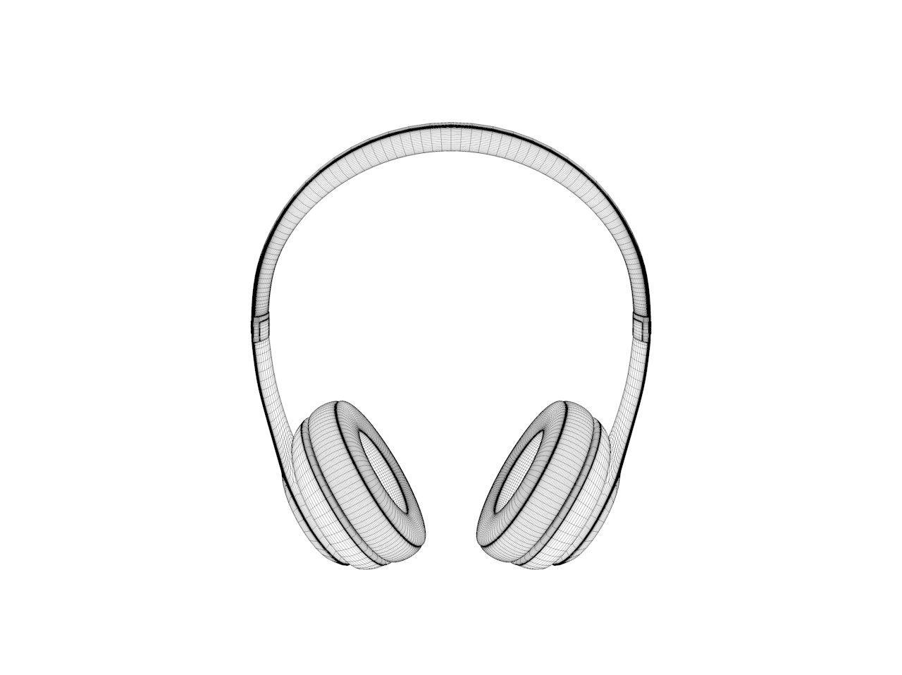 beats gold - black 3D Models in Audio 