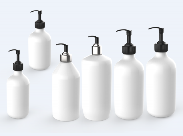 lotion bottle 3D 模型 .c4d .max .obj .3ds .fbx .stl .blend