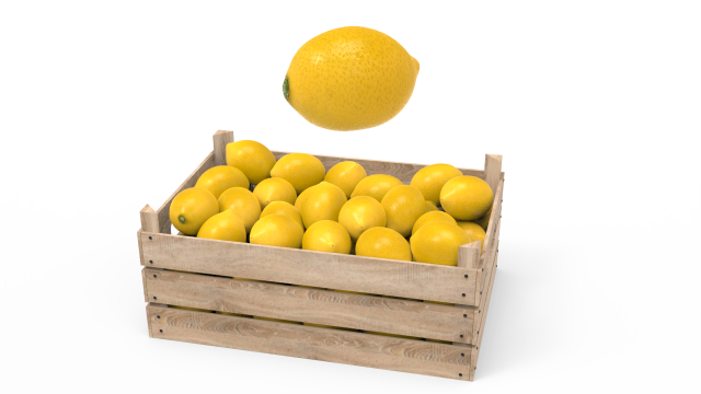 lemon box Modello 3D .c4d .max .obj .3ds .fbx .stl .blend 