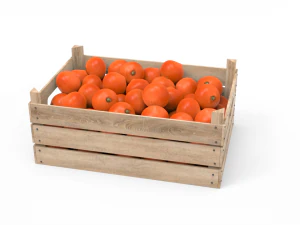 caja de mandarina Modelo 3D