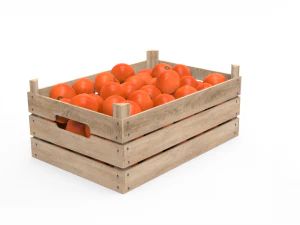 caja de mandarina Modelo 3D