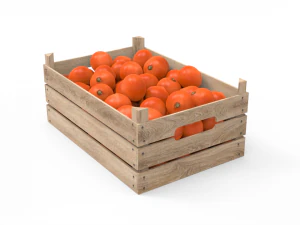 caja de mandarina Modelo 3D