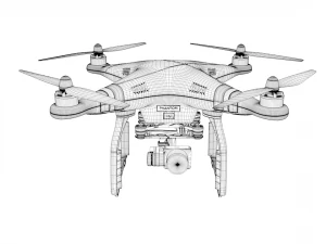 dji phantom 4 3D Model