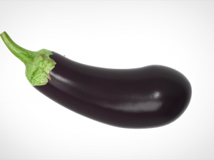 aubergine box 3D मॉडल