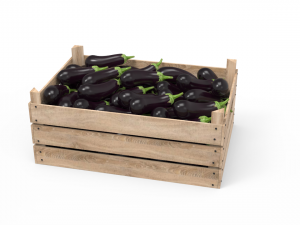 aubergine box 3D मॉडल