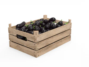 aubergine box 3D Model