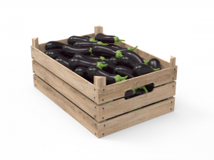 aubergine box 3D मॉडल