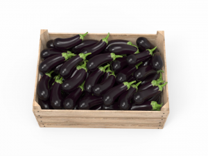 aubergine box 3D मॉडल
