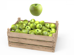 green apple box 3D Model