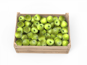 green apple box Model 3D