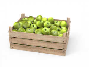 green apple box Model 3D