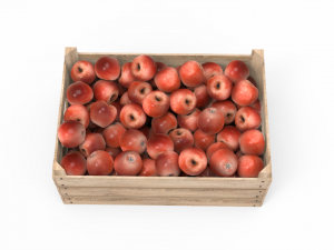 red apple box 3D Модель