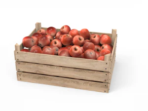 red apple box 3D Model