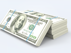 dollar stack 3D 모델