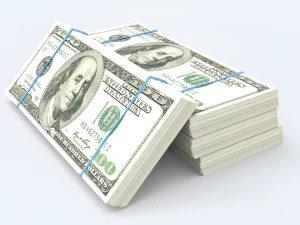 dollar stack 3D Model