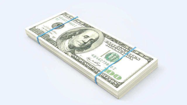 dollar stack 3D Model .c4d .max .obj .3ds .fbx .stl .blend 