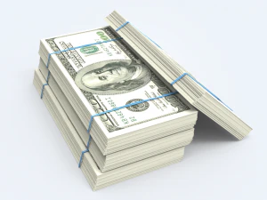 dollar stack 3D Model