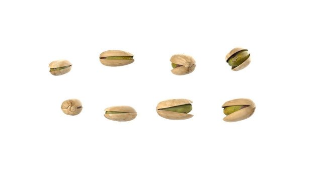 pistachios 3D Model .c4d .max .obj .3ds .fbx .stl .blend 