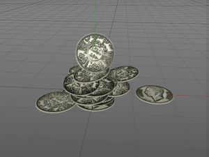 coin kingdom of iraq 3D 모델