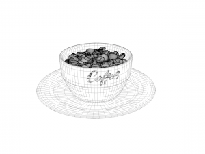 coffee beans Model 3D